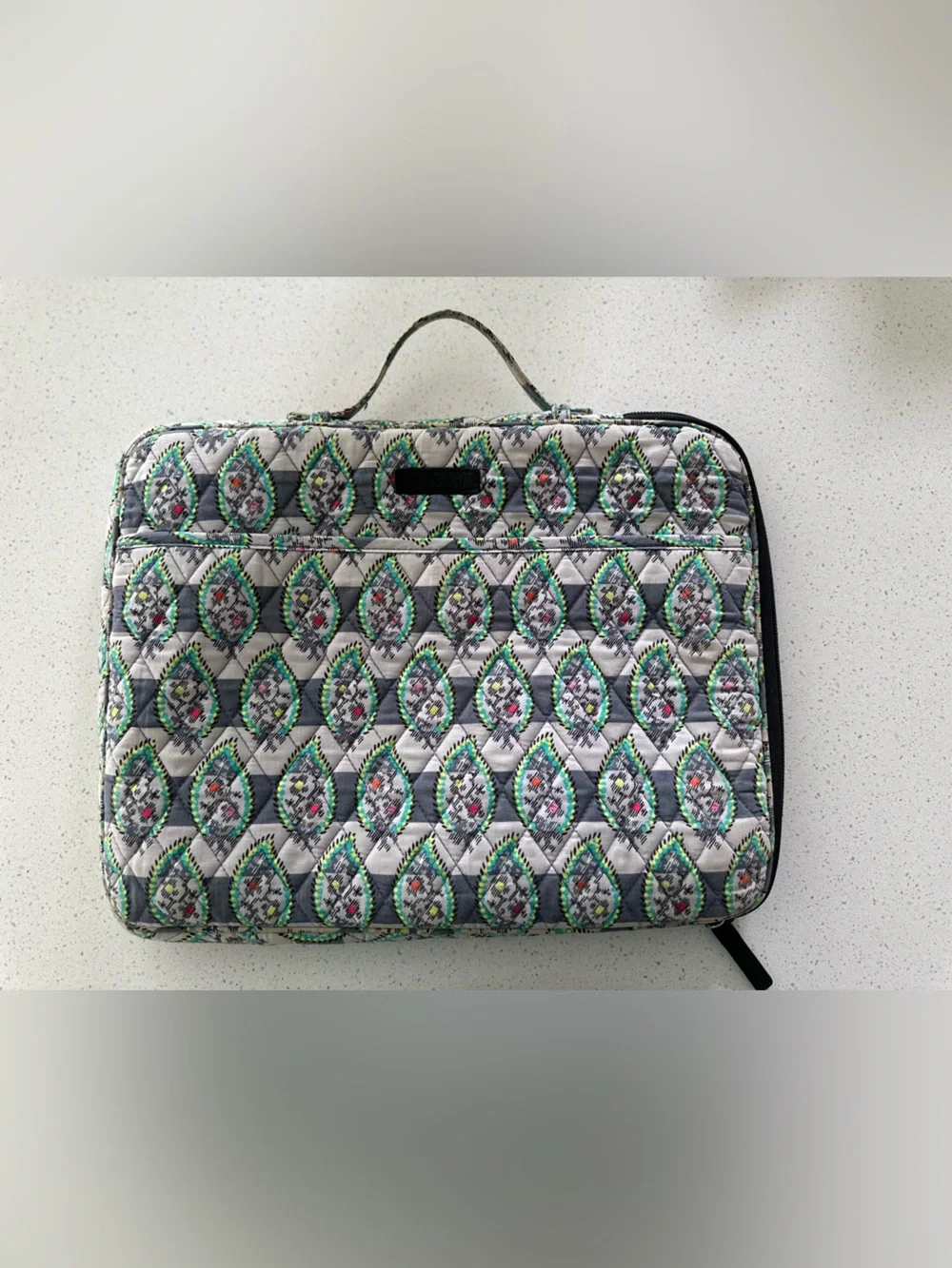 Vera Bradley Cotton Laptop Organizer – Paisley Stripes
